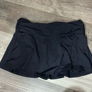 Lands End Black Athletic Skirt Small